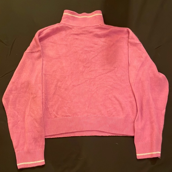 Pink knit crop long sleeve - Picture 2 of 4